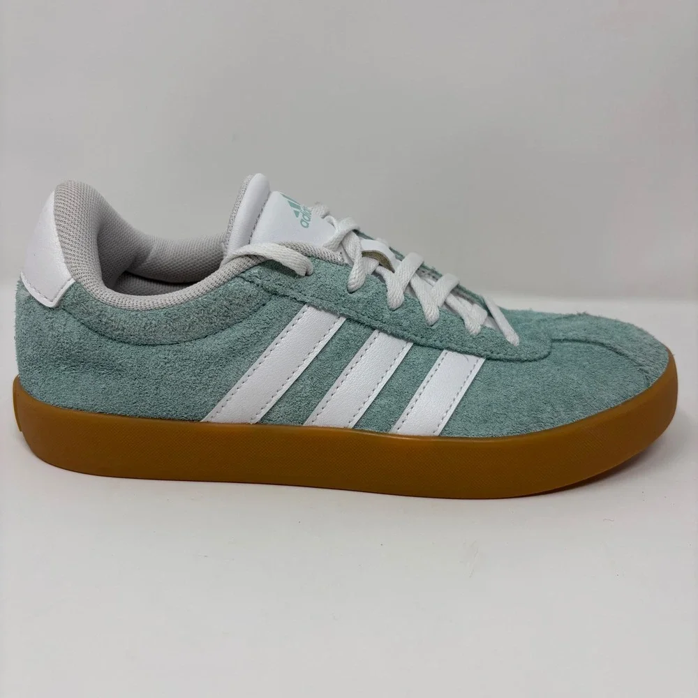 Adidas VL Court 3.0 Men's Size 4 Women's 5 Mint Green Shoes Sneakers